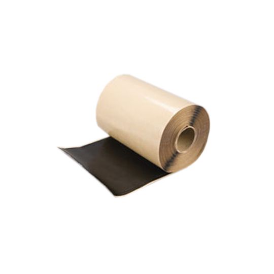 Roofing Products International 12" x 100' Royal Edge Uncured EPDM Flashing with Tape White