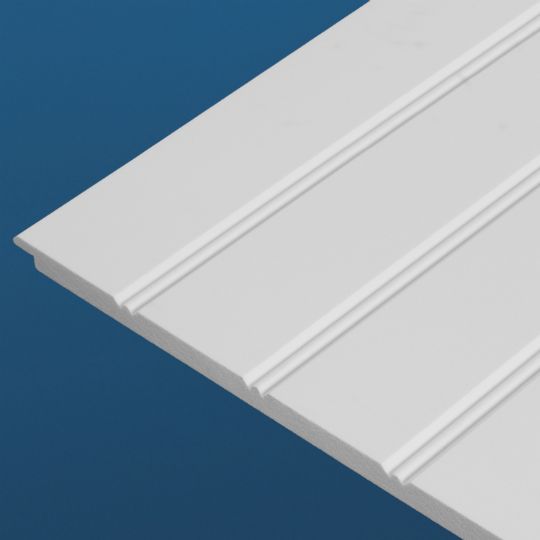 CertainTeed Siding 1/2" x 4' x 8' Restoration Millwork&reg; Beadboard Panel Natural White