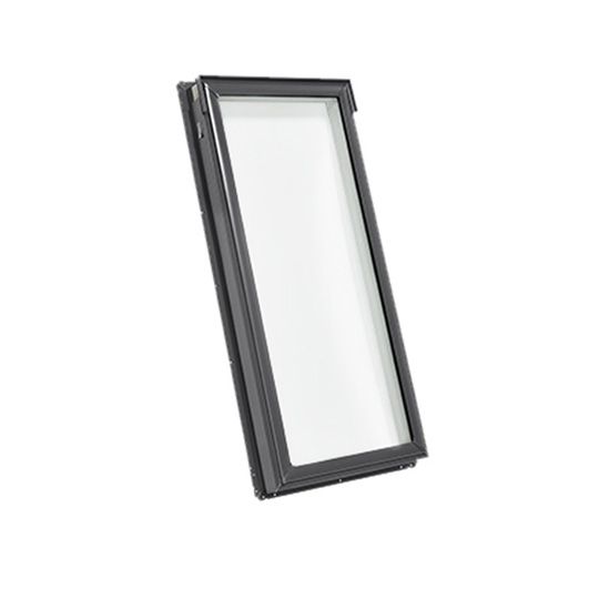 Velux 21" x 45-3/4" Fixed Deck-Mounted Skylight with Copper Cladding & Laminated Low-E3 Glass White