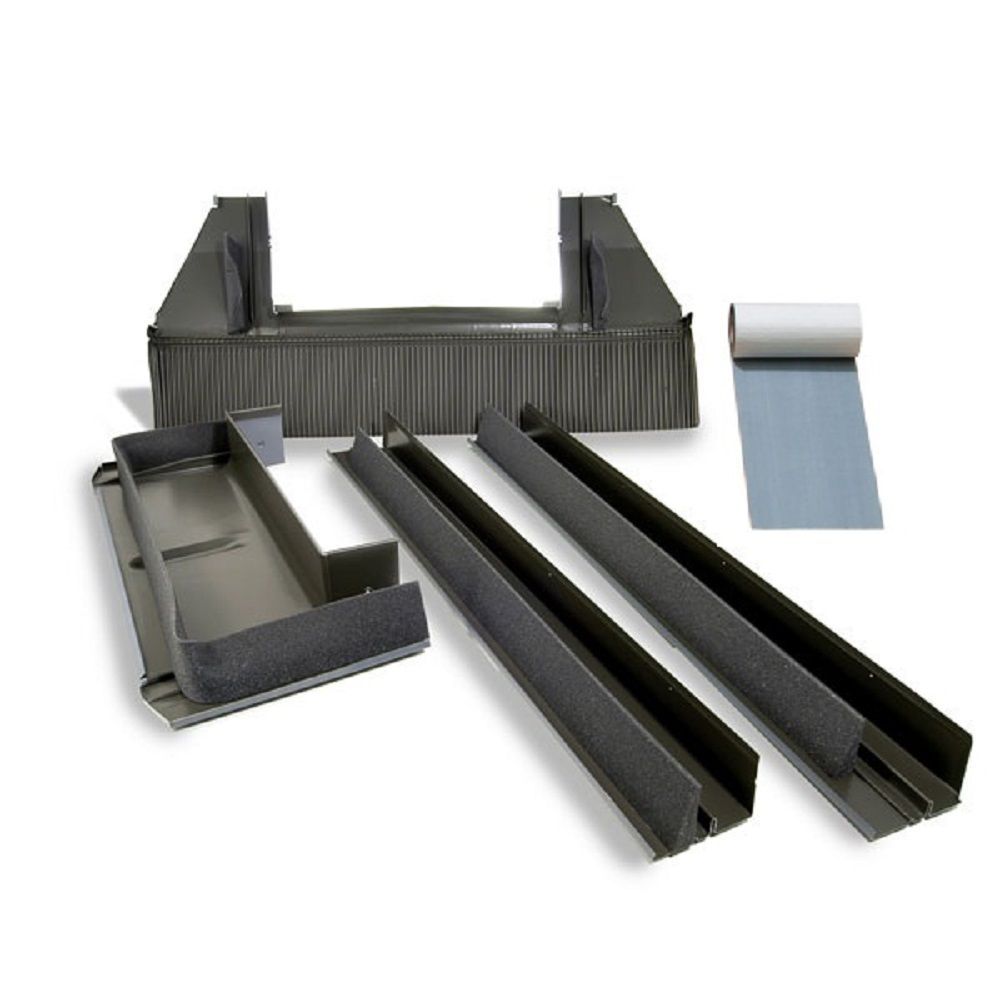 Velux 21" x 26-7/8" High-Profile Tile Roof Flashing Kit for Deck-Mounted Skylight