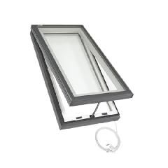 Velux Electric "Fresh Air" Deck-Mounted Skylight with Aluminum Cladding...