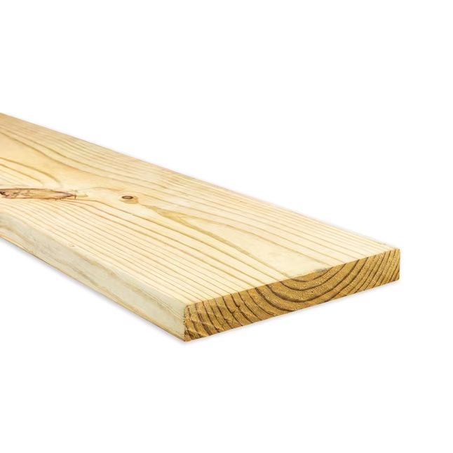 Tomball Forest Products 1" x 6" x 12' #2 Treated Yellow Pine