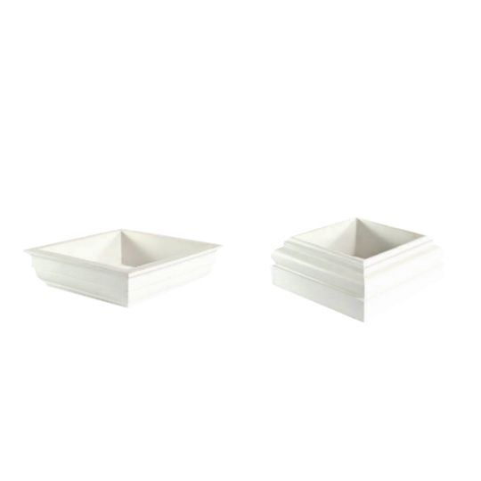 AFCO Industries 6" Square Poly Tuscan Capital & Base