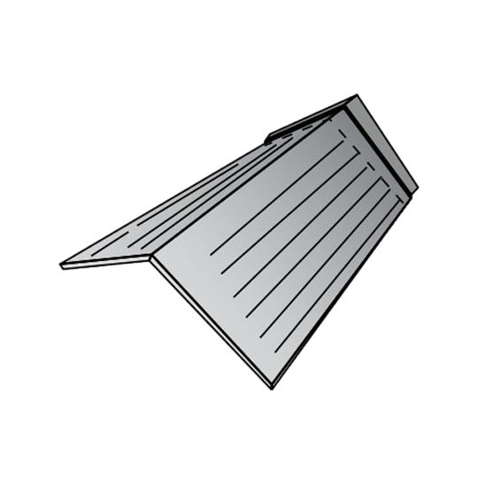 Metro Roof Products 9-3/4" x 6" Shingle Trim Cap Birch