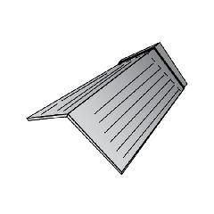 Metro Roof Products 9-3/4" x 6" Shingle Trim Cap