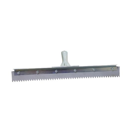 The Brush Man 18" Serrated Edge Floor Squeegee with 3/8" V-Notch