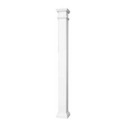 Certainteed - Evernew 8" Square Cap & Base Trim Set White