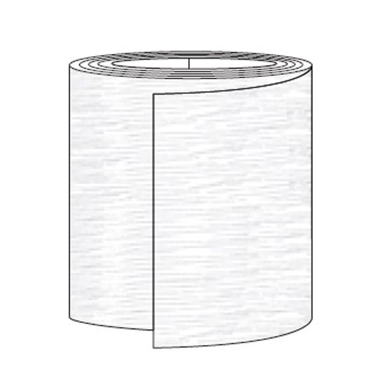 Mastic 19 mil x 24" x 50' Low Mar Trim Coil - Textured Polymer White