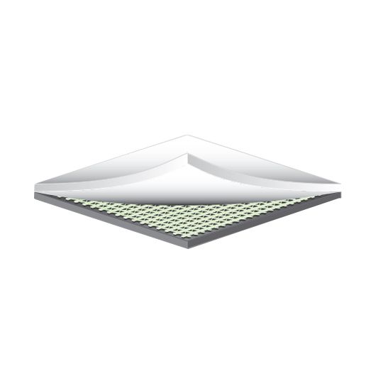 Carlisle SynTec 80 mil 10' x 75' Sure-Flex&trade; PVC FRS Reinforced Minimum Thickness Membranes White