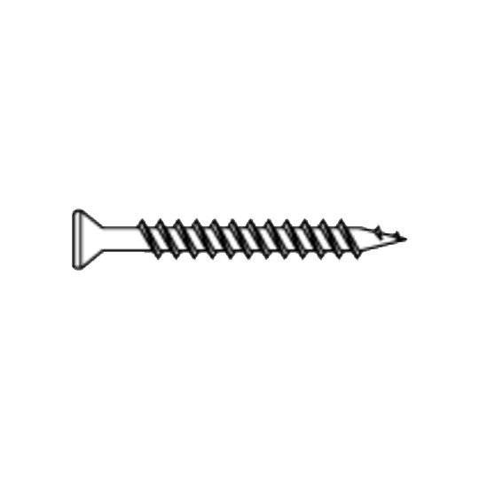 Steel & Wire 1-5/8" Stainless Steel Trim Screws - Tub of 350 White