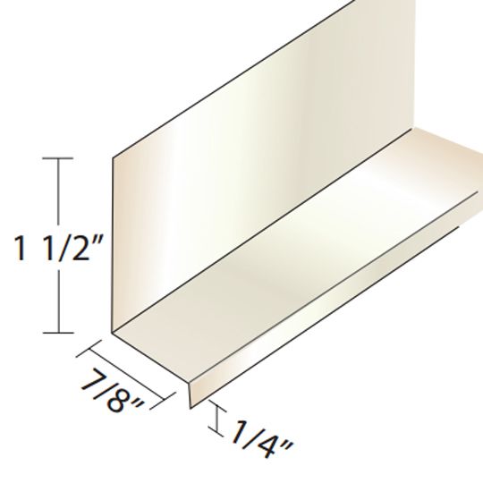 Quality Aluminum Products 7/8" Z-Bar White