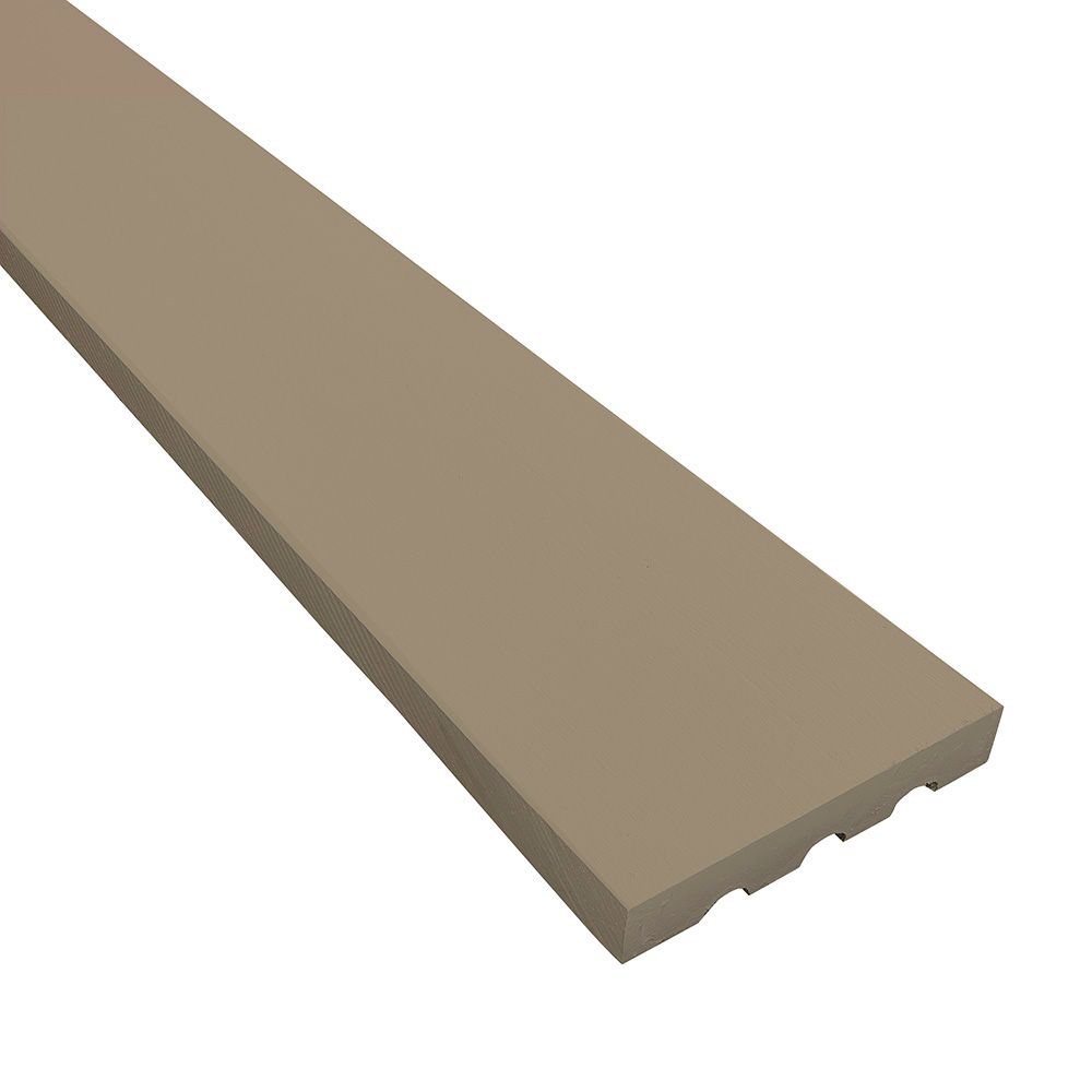 James Hardie 1" 5-1/2" x 12' Hardie Trim 5/4 NT3 Smooth Board for HardieZone 10 Arctic White