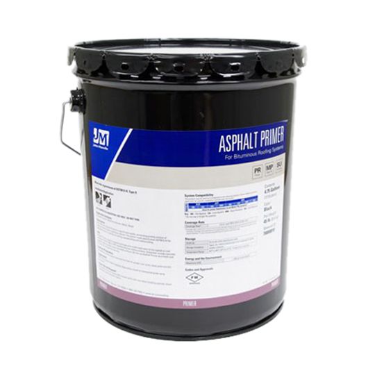 Johns Manville Asphalt Primer 4.75 Gallon Pail Black