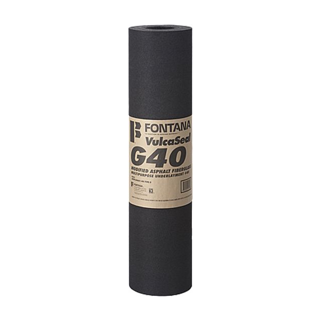 Fontana Paper Mill VulcaSeal G40 Fiberglass Underlayment - 2 SQ. Roll