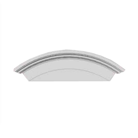 Fypon Molded Millwork 34" x 10" Arched Window Crosshead