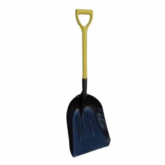 C&R Manufacturing #10 Steel Scoop Shovel with PolyCore Fiberglass D-Handle