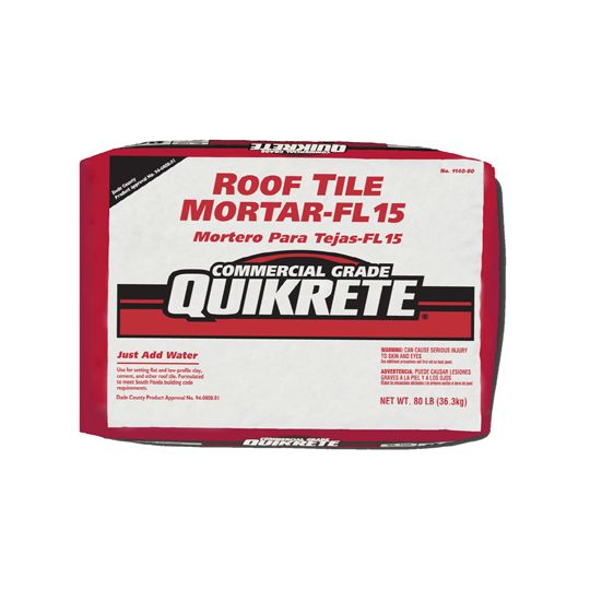 QUIKRETE Roof Tile Mortar - 80 Lb. Bag Grey