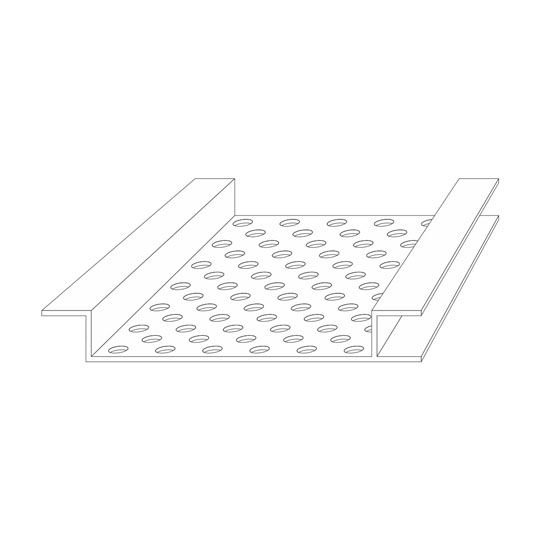 Tamlyn 4" x 8' EZ Vent Continuous Soffit Vent