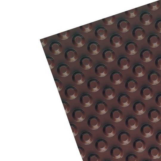 Cosella-Dorken Products 6' x 65'7" DELTA&reg;-MS Membrane - 394 SQ. Roll Chocolate Brown