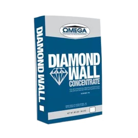 Omega Products International Diamond Wall Concentrate Base Coat - 80 Lb. Bag Grey