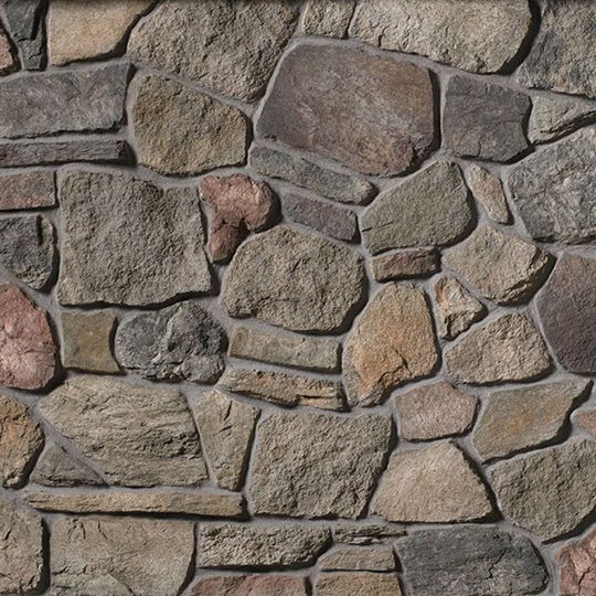 Cultured Stone Old Country Fieldstone Big Box Corner Coastal Fog