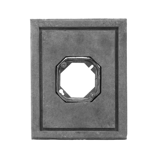 Cultured Stone Electrical Box: Standard Light Fixture Taupe