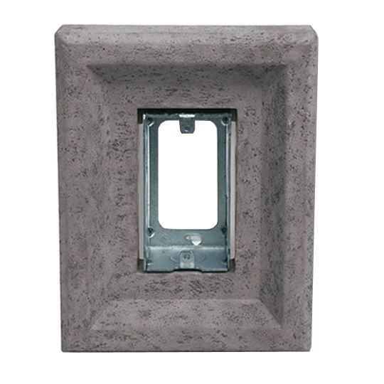 Cultured Stone Electrical Box: Single Receptacle Taupe