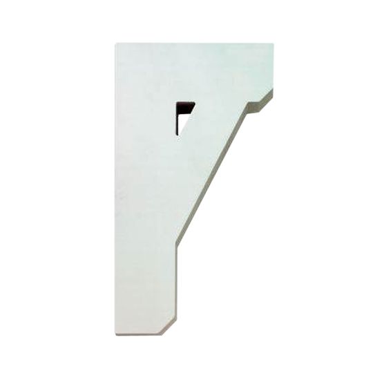 Fypon Molded Millwork 11" x 20" Flat Bracket