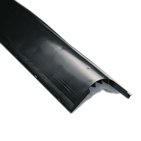 Air Vent 12" ShingleVent II Filtered Shingle-Over Ridge Vent with a Bag of Nails Black