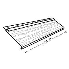 Alsco Metals .019" Double 4" Aluminum Roughsawn Siding