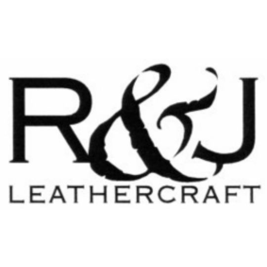 R&J Leathercraft (No. 309X-1) Leather Knee Pad with Felt Double Pad - 1" Leather Strap