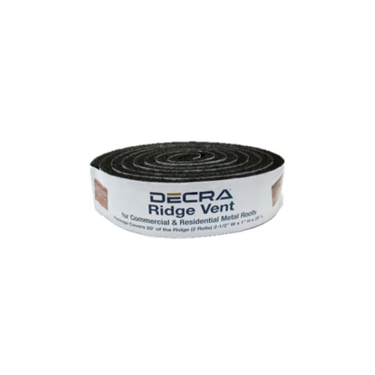 Decra Roofing Systems 20' Ridge Vent Box of Left & Right Rolls