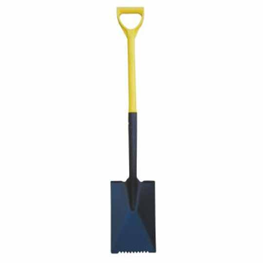 C&R Manufacturing #3 Tear-Off Serrated Spade Fiberglass D-Handle without Fulcrum