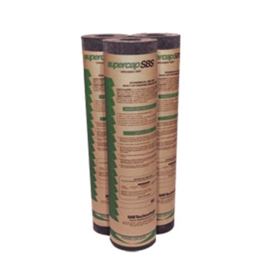 MB Technology (5C85GWH) Supercap SBS Mineral Surfaced Roll Roofing - 1 SQ. Roll Weathered Wood