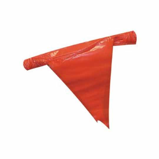 C&R Manufacturing 12" x 18" Pennant Flags 105' Strand Red/Yellow