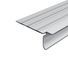 Quality Edge 1-1/2" x 10' TruPerformance Pre-Notched T-Style Steel Drip...