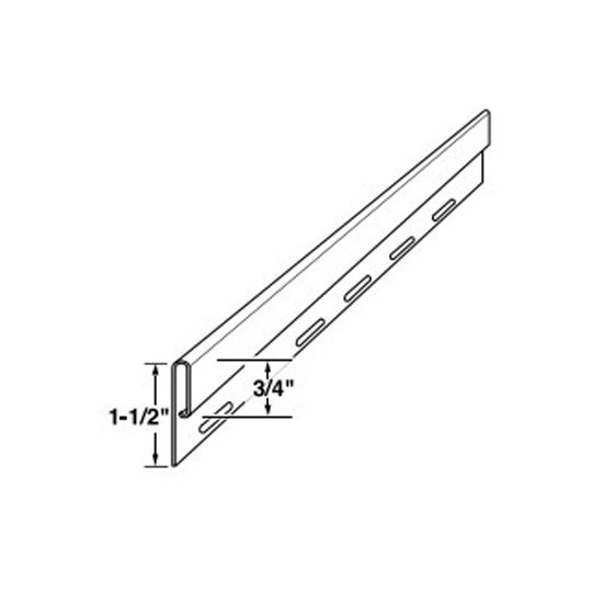 Variform By PlyGem #40028 12'6" Undersill Trim with Low-Gloss Pebble Finish Sandtone