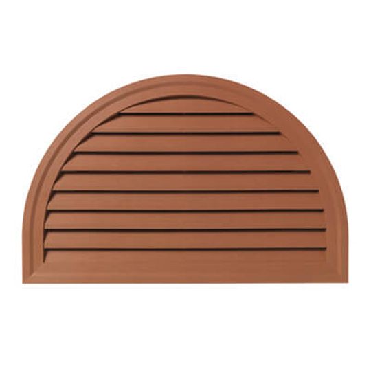 Mastic 22" Half Round Gable Vent White