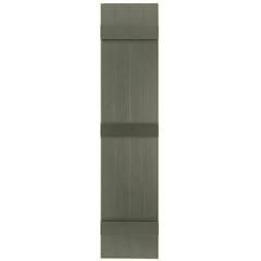 Mastic 15" x 31" Board & Batten Standard 4-Board Shutters - Closed Style