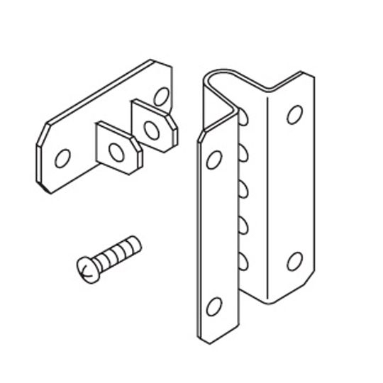 Mastic Downspout Anchor Clip with Screw