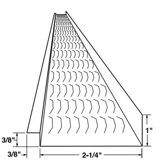 Mastic Vent-A-Strip - Model 79 Musket Brown