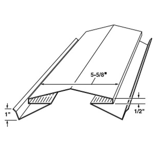 Mastic 10' Vent-A-Ridge White