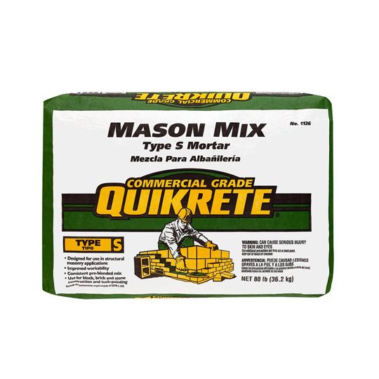 QUIKRETE Mason Mix - Type S - 80 Lb. Bag