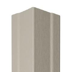 Mastic 4" x 3/4" x 10' Universal Outside Corner Post - Woodgrain Finish