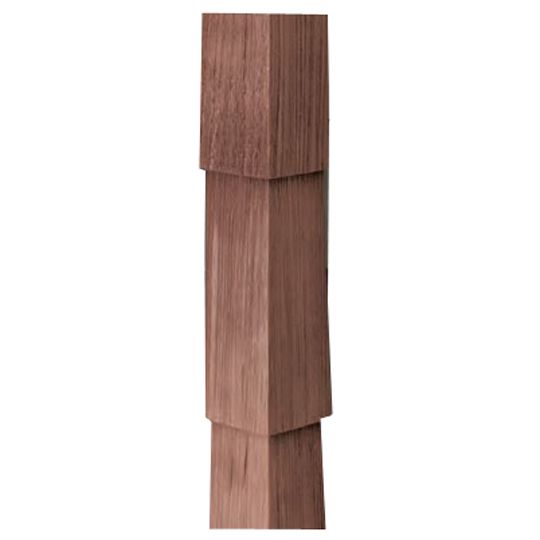 Mastic Cedar Discovery Hand-Split Shake Outside Corner Post Vinyl Siding Scottish Thistle