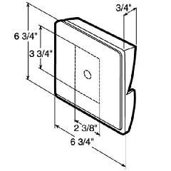 Mastic Square Surface Mount for Dutch Lap Siding