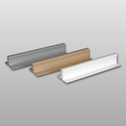 Carlisle SynTec 10' Sure-Flex&trade; PVC Contour Rib&trade; Profile Light Grey