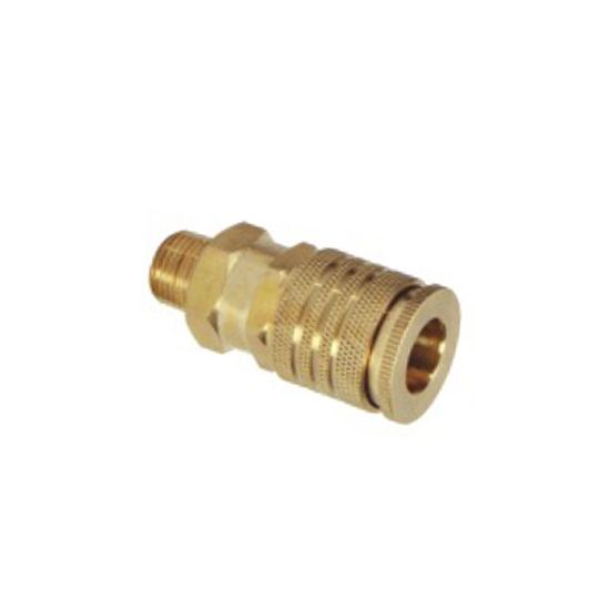 Grip-Rite 1/4" Universal Brass Coupler with 1/4" Male NPT Thread