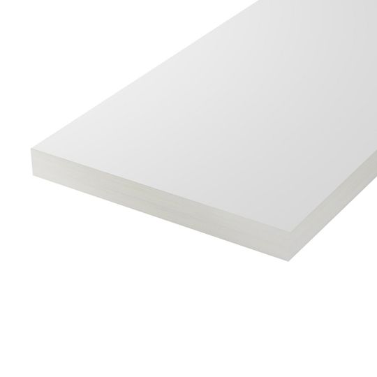 Wolf Home Products 5/4" X 12"X 18' Smooth Trimboard White