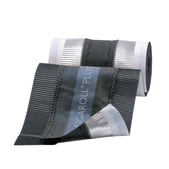 Westlake Royal Roofing Components 13.4+" x 33' Figaroll&reg; Plus Universal Ridge Vent & Weather Block Charcoal Grey